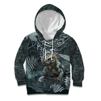 Hawaii Mo'o Lizard God Kid Hoodie Polynesian Style