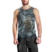 Hawaii Mo'o Lizard God Men Tank Top Polynesian Style