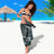 Hawaii Mo'o Lizard God Sarong Polynesian Style