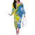 Palau Independence Day Off The Shoulder Long Sleeve Dress Happy 30th Anniversary
