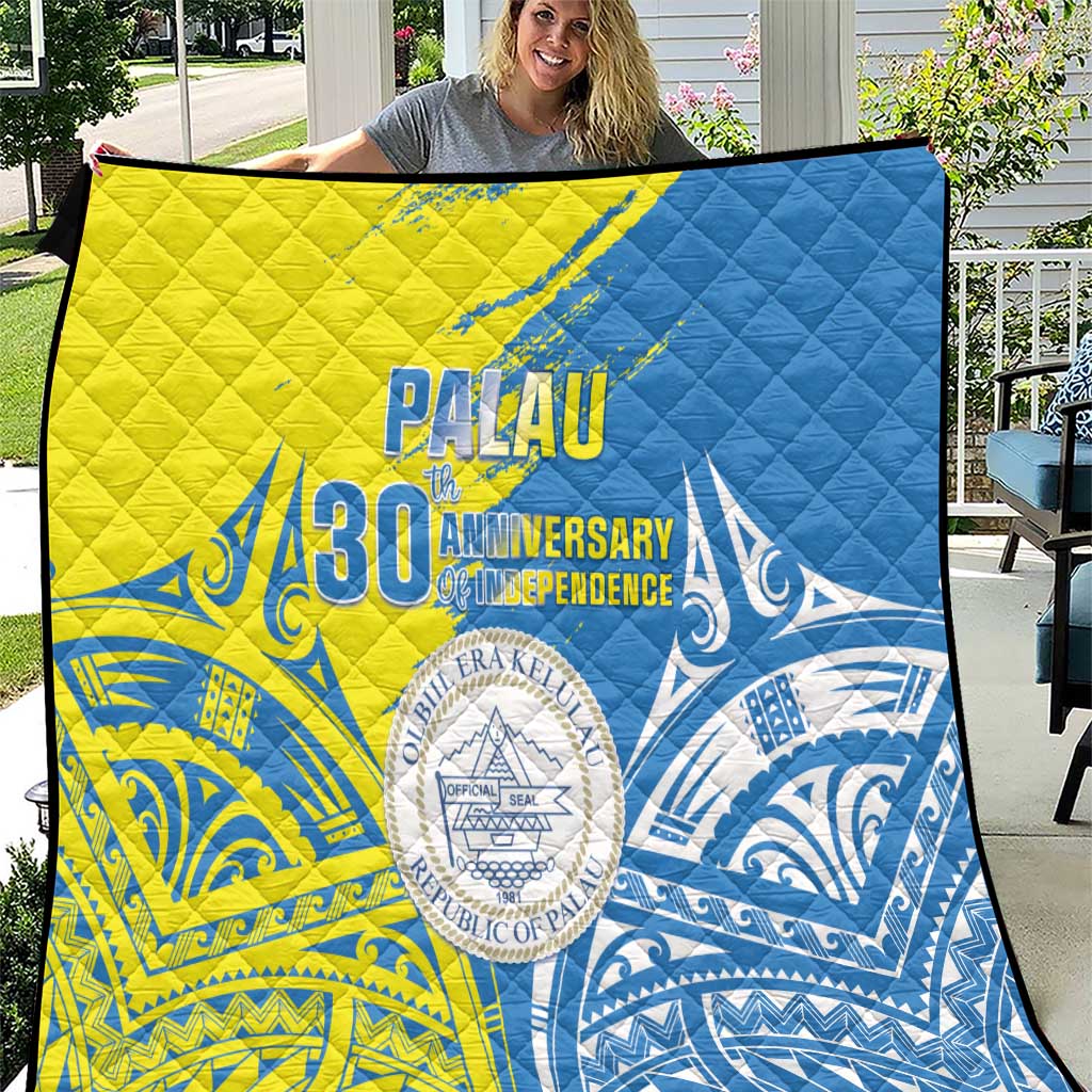 Palau Independence Day Quilt Happy 30th Anniversary