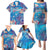 Happy Diwali Festival Family Matching Puletasi and Hawaiian Shirt Diya Lamp Rangoli With Polynesian Pattern
