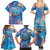 Happy Diwali Festival Family Matching Summer Maxi Dress and Hawaiian Shirt Diya Lamp Rangoli With Polynesian Pattern