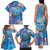 Happy Diwali Festival Family Matching Tank Maxi Dress and Hawaiian Shirt Diya Lamp Rangoli With Polynesian Pattern