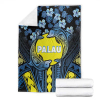 Palau Blanket Polynesian Dolphin Tropical Hibiscus Style