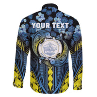 Personalised Palau Family Matching Mermaid Dress and Hawaiian Shirt Polynesian Dolphin Tropical Hibiscus Style