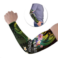 Hawaii Strong Arm Sleeves Polynesian Tribal Tropical Flowers
