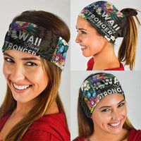 Hawaii Strong Neck Gaiter Polynesian Tribal Tropical Flowers