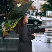 Hawaii Strong Umbrella Polynesian Tribal Tropical Flowers
