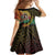 Vanuatu Espiritu Santo Island Family Matching Long Sleeve Bodycon Dress and Hawaiian Shirt Beach Landscape