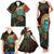 Vanuatu Espiritu Santo Island Family Matching Tank Maxi Dress and Hawaiian Shirt Beach Landscape