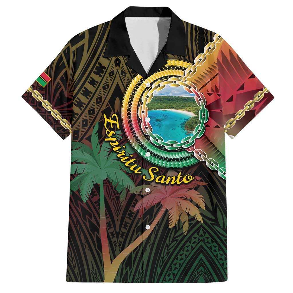Vanuatu Espiritu Santo Island Family Matching Tank Maxi Dress and Hawaiian Shirt Beach Landscape