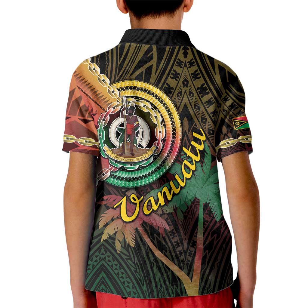 Vanuatu Espiritu Santo Island Kid Polo Shirt Beach Landscape