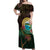 Vanuatu Espiritu Santo Island Off Shoulder Maxi Dress Beach Landscape