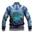 Personalised French Polynesia Bora Bora Baseball Jacket Beach Landscape Polynesian Style