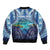 Personalised French Polynesia Bora Bora Bomber Jacket Beach Landscape Polynesian Style