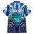 Personalised French Polynesia Bora Bora Family Matching Puletasi and Hawaiian Shirt Beach Landscape Polynesian Style