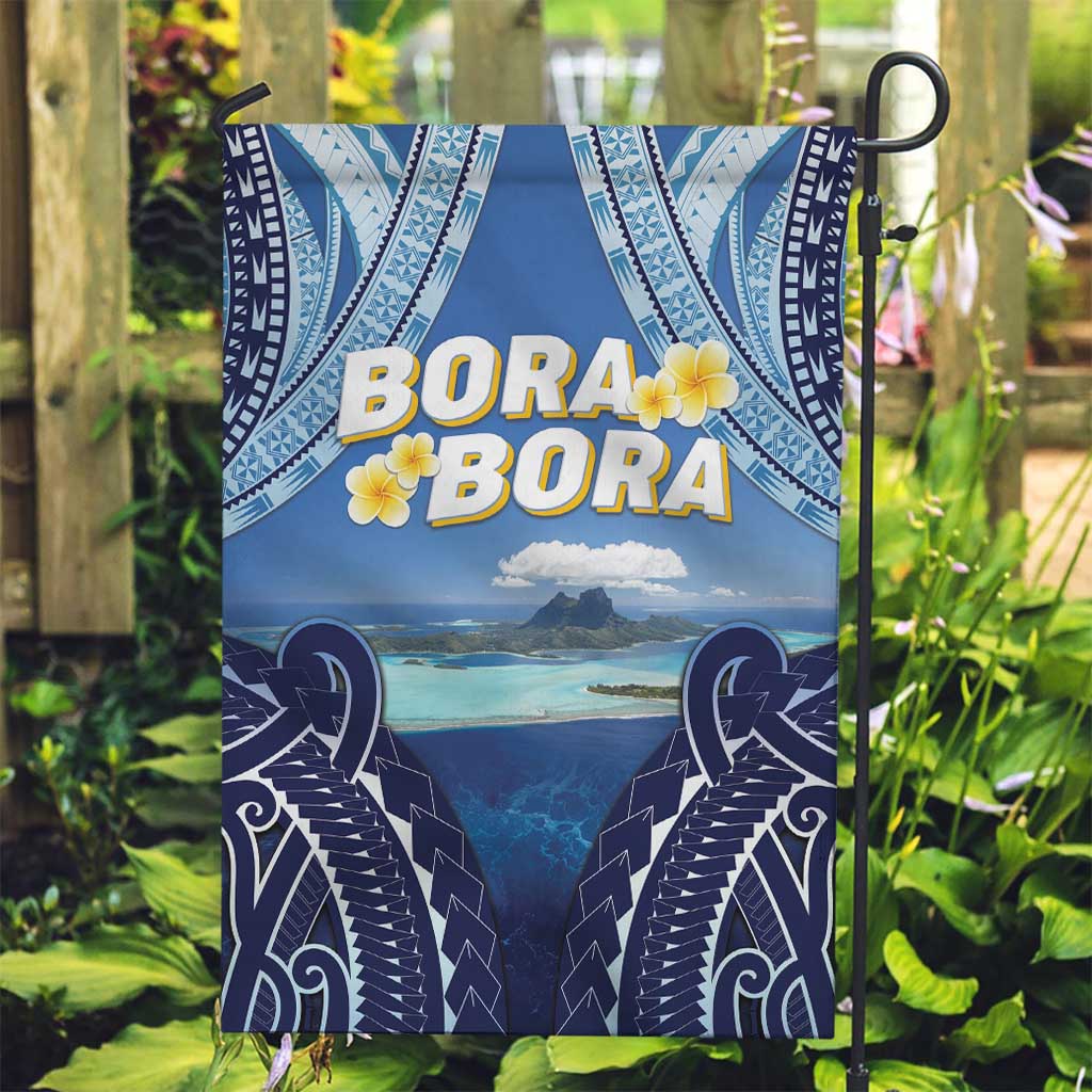 French Polynesia Bora Bora Garden Flag Beach Landscape Polynesian Style