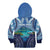 Personalised French Polynesia Bora Bora Kid Hoodie Beach Landscape Polynesian Style