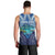 Personalised French Polynesia Bora Bora Men Tank Top Beach Landscape Polynesian Style