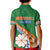 Personalised Marshall Islands Kwajalein Atoll Kid Polo Shirt Polynesian Tribal Tattoo