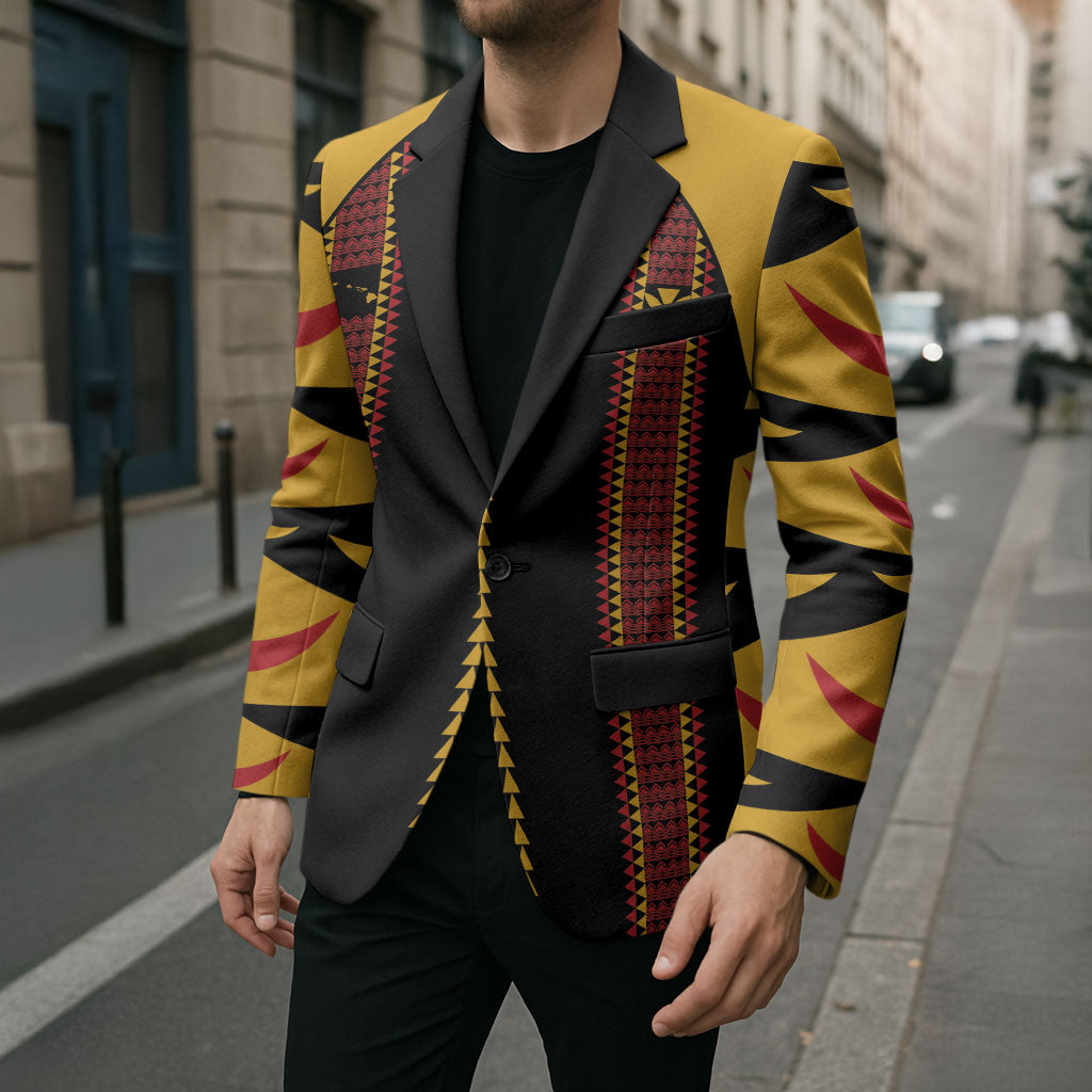 Hawaii Ahu Ula Inspired Blazer Black Version LT05 - Polynesian Pride