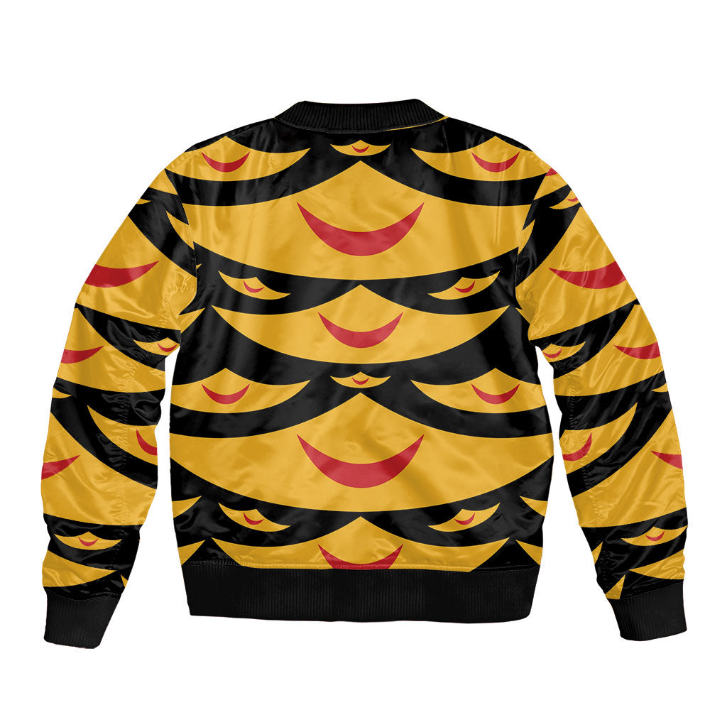 Hawaii Ahu Ula Inspired Bomber Jacket Black Version LT05 - Polynesian Pride