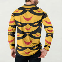 Hawaii Ahu Ula Inspired Button Sweatshirt Black Version LT05 - Polynesian Pride