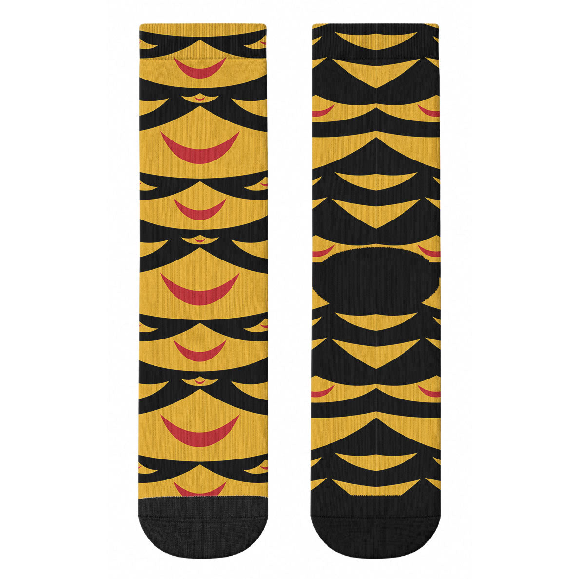 Hawaii Ahu Ula Inspired Crew Socks Black Version LT05 - Polynesian Pride