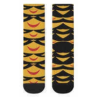 Hawaii Ahu Ula Inspired Crew Socks Black Version LT05 - Polynesian Pride