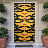 Hawaii Ahu Ula Inspired Door Cover Black Version LT05 Black - Polynesian Pride