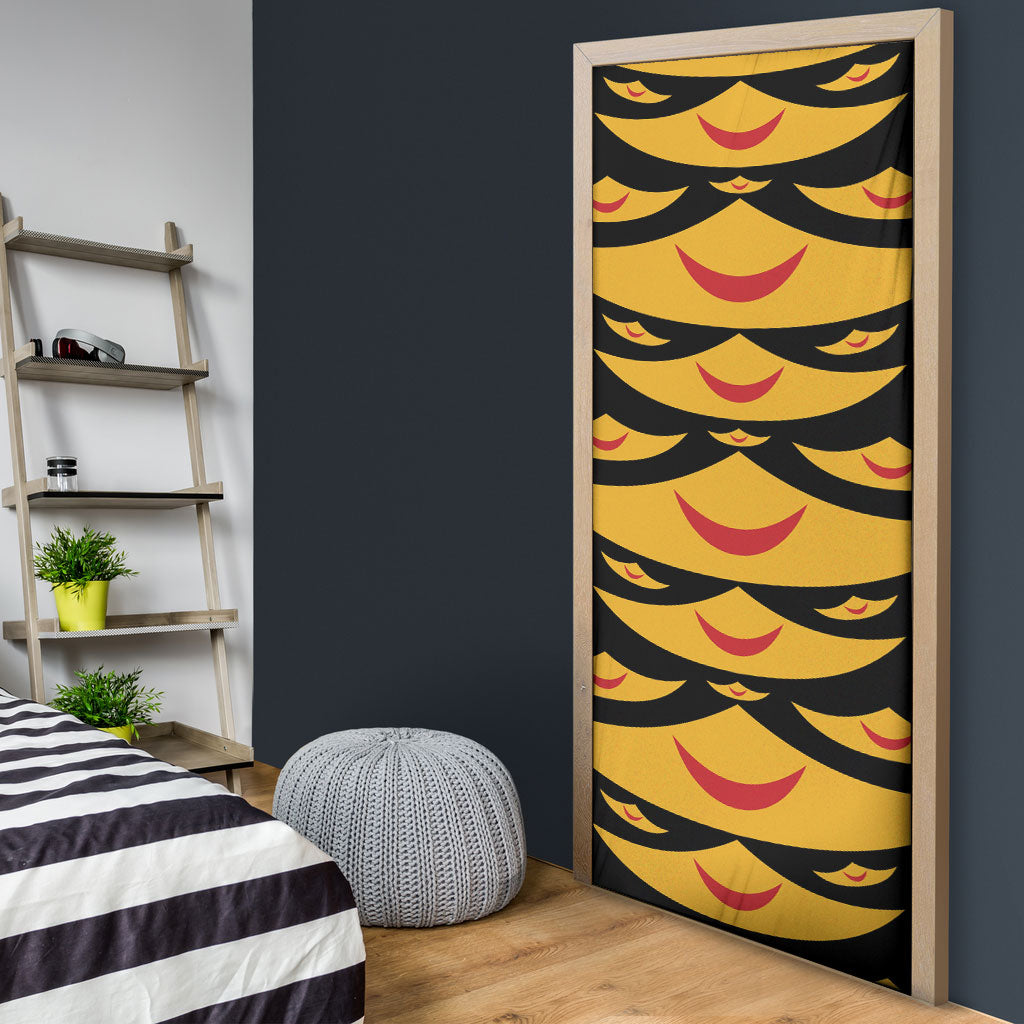 Hawaii Ahu Ula Inspired Door Cover Black Version LT05 - Polynesian Pride