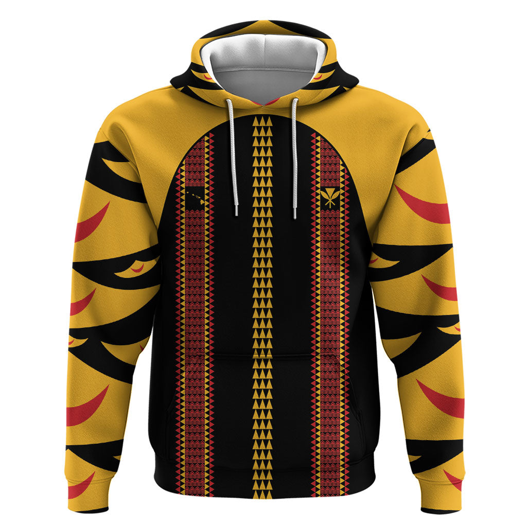 Hawaii Ahu Ula Inspired Hoodie Black Version LT05 Pullover Hoodie Black - Polynesian Pride