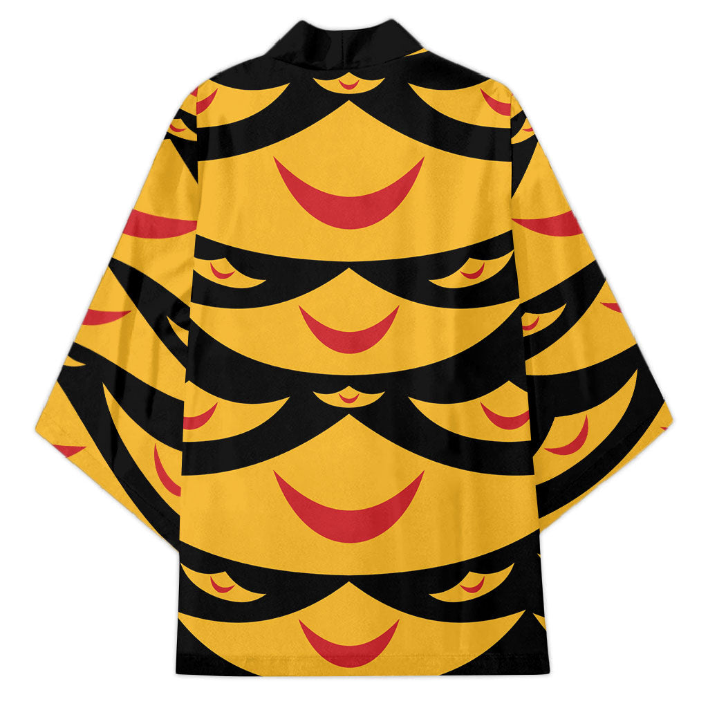 Hawaii Ahu Ula Inspired Kimono Black Version LT05 - Polynesian Pride