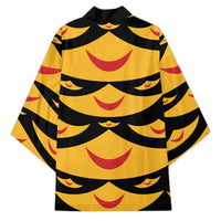 Hawaii Ahu Ula Inspired Kimono Black Version LT05 - Polynesian Pride