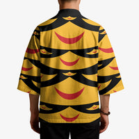 Hawaii Ahu Ula Inspired Kimono Black Version LT05 - Polynesian Pride