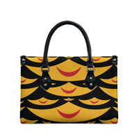 Hawaii Ahu Ula Inspired Leather Bag Black Version LT05 - Polynesian Pride