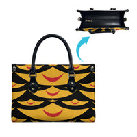 Hawaii Ahu Ula Inspired Leather Bag Black Version LT05 - Polynesian Pride