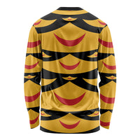 Hawaii Ahu Ula Inspired Long Sleeve Shirt Black Version LT05 - Polynesian Pride