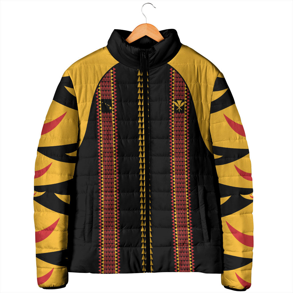 Hawaii Ahu Ula Inspired Padded Jacket Black Version LT05 - Polynesian Pride