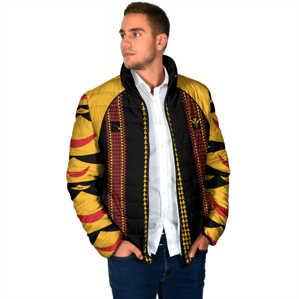 Hawaii Ahu Ula Inspired Padded Jacket Black Version LT05 - Polynesian Pride