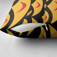 Hawaii Ahu Ula Inspired Pillow Cover Black Version LT05 - Polynesian Pride