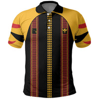 Hawaii Ahu Ula Inspired Polo Shirt Black Version LT05 Black - Polynesian Pride