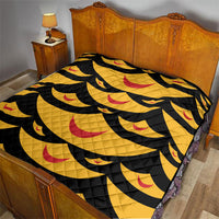 Hawaii Ahu Ula Inspired Quilt Black Version LT05 - Polynesian Pride