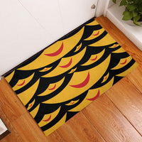 Hawaii Ahu Ula Inspired Rubber Doormat Black Version LT05 - Polynesian Pride