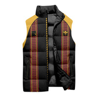 Hawaii Ahu Ula Inspired Sleeveless Puffer Jacket Black Version LT05 - Polynesian Pride
