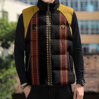 Hawaii Ahu Ula Inspired Sleeveless Puffer Jacket Black Version LT05 - Polynesian Pride
