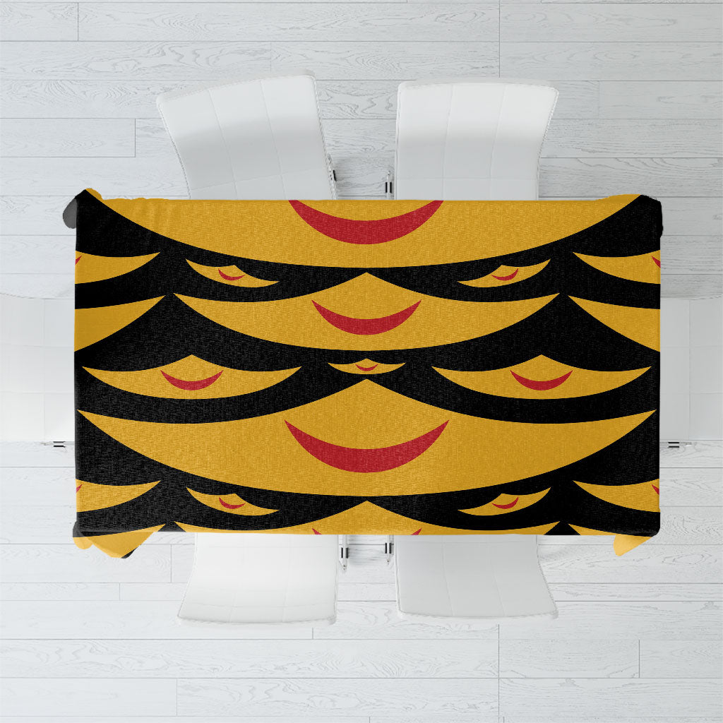 Hawaii Ahu Ula Inspired Tablecloth Black Version LT05 Black - Polynesian Pride