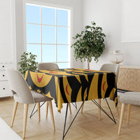 Hawaii Ahu Ula Inspired Tablecloth Black Version LT05 - Polynesian Pride