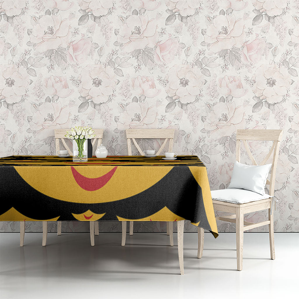Hawaii Ahu Ula Inspired Tablecloth Black Version LT05 - Polynesian Pride